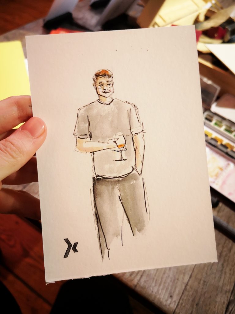 Event Illustration Firmenfeier