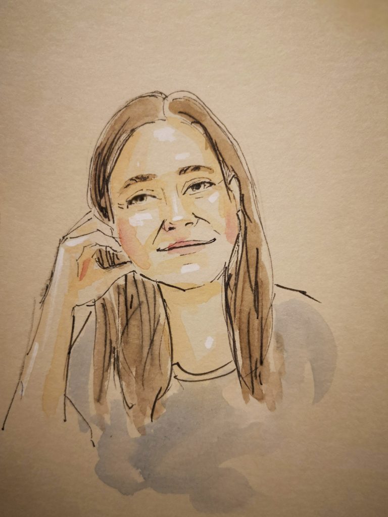 Portraitskizze Schnellportrait Event