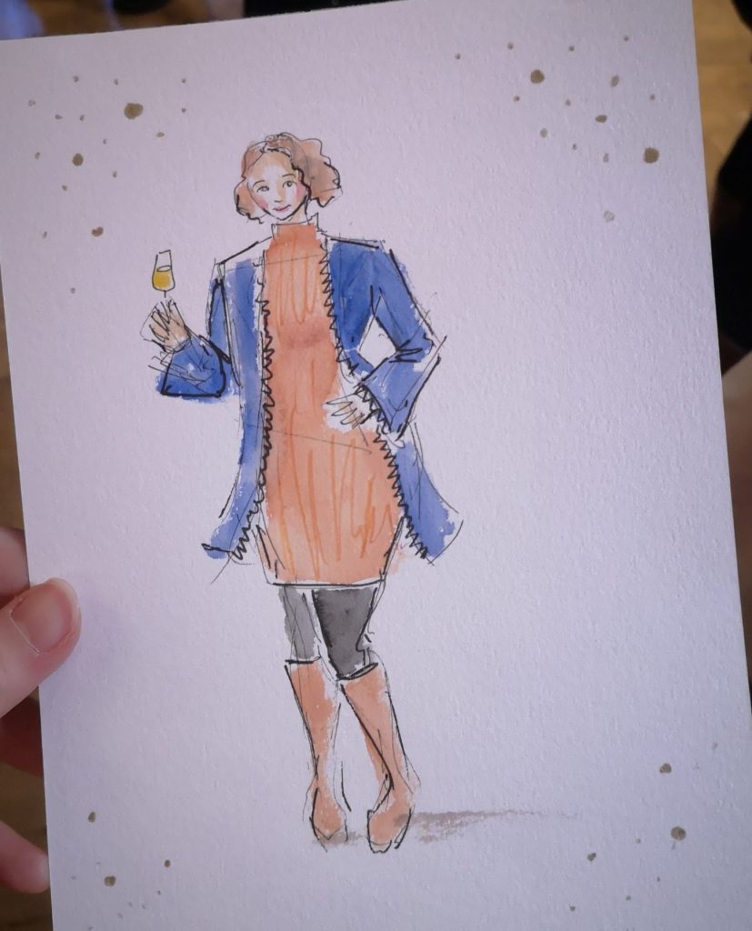 Live Painting Weihnachtsfeier