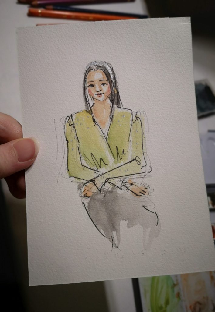 Portraitzeichnung