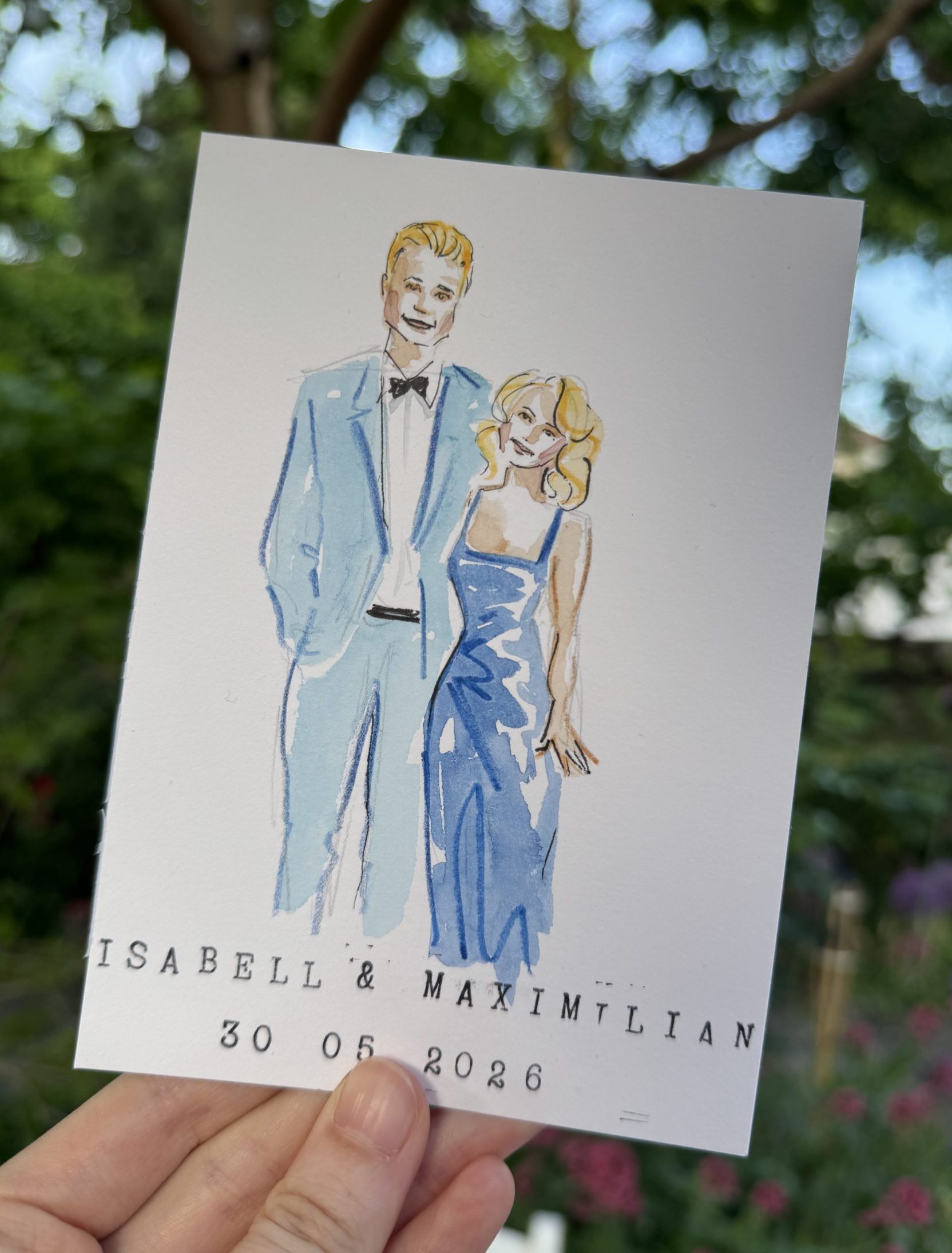 Live Illustration Hochzeit